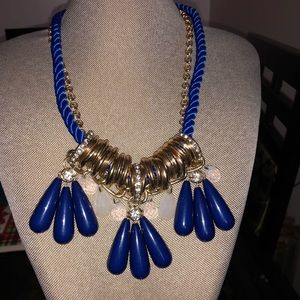 💖Blue teardrop bead Necklace